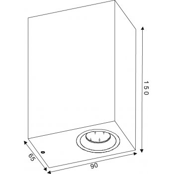 ZORA-LED Wall Light 2xGU10/5W L9 W6.5 H1 - obrázek