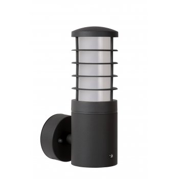 SOLID Wall Light IP54 E27 H25 W15cm Blac - obrázek