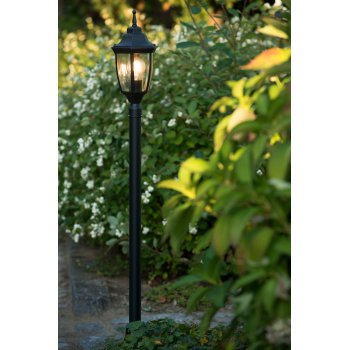 Outdoor lighting post H110cm E27/60W Bla - obrázek