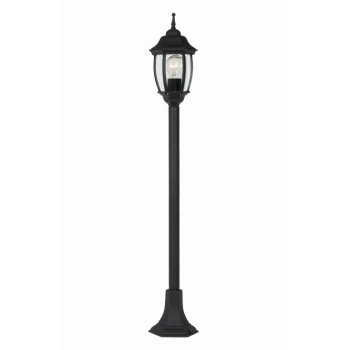 Outdoor lighting post H110cm E27/60W Bla