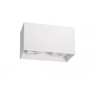 BODI Ceiling Light Square 2xGU10excl Whi - obrázek