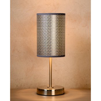 MODA Table Lamp 1xE27 D13 H38cm Silver - obrázek