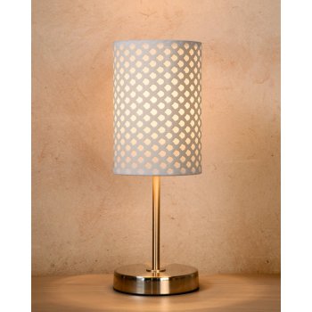 MODA Table Lamp 1xE27 D13 H38cm White - obrázek