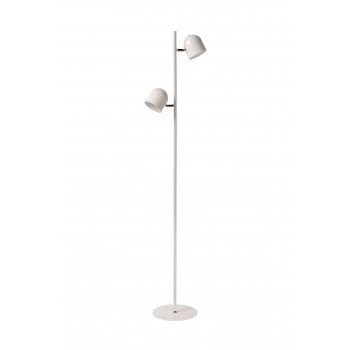 SKANSKA-LED Floor lamp 2x4W H140cm White - obrázek