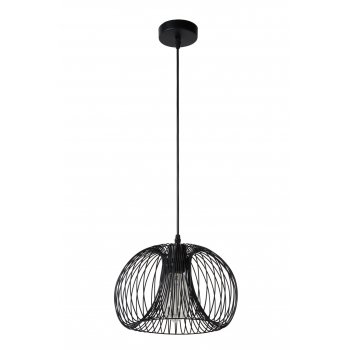 VINTI Pendant E27 D30 H18 Black - obrázek