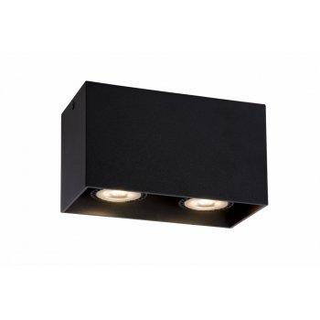 BODI Ceiling Light Square 2xGU10excl Bla - obrázek