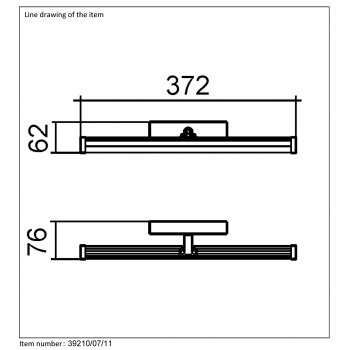 BELPA-LED Wall light 7W 4000K 700LM L37cm - obrázek