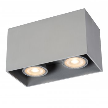 BODI Ceiling Light Square 2xGU10excl Bla - obrázek