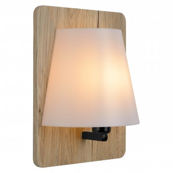 IDAHO Wal Light E14/40W 25/20/15.5cm Light Wood - obrázek