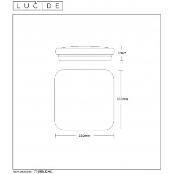 OTIS Ceiling Light LED342W 33/33cm 2100LM - obrázek