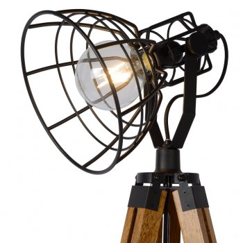 JOSHUA Floor lamp E27 H104cm Black - obrázek