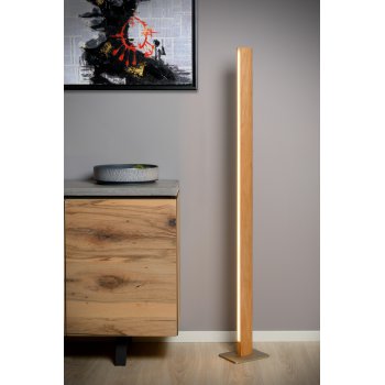 SYTZE Floor Lamp LED 30W1H51cm 2400LM Wood - obrázek