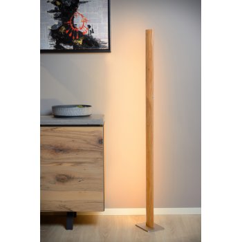 SYTZE Floor Lamp LED 30W1H51cm 2400LM Wood - obrázek