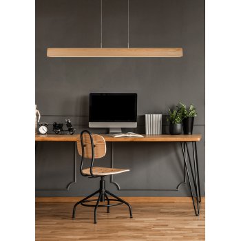 SYTZE Pendant LED 4x8W L125cm 2560LM Wood - obrázek