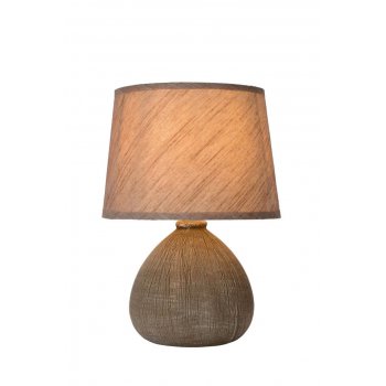 RAMZI Table Lamp E14 H26cm Brown - obrázek