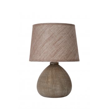 RAMZI Table Lamp E14 H26cm Brown - obrázek