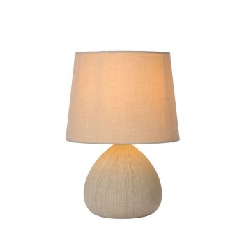 RAMZI Table Lamp E14 H26cm Cream - obrázek