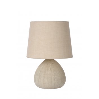 RAMZI Table Lamp E14 H26cm Cream - obrázek