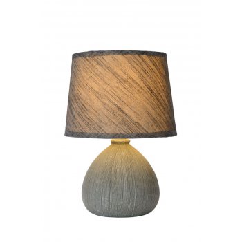 RAMZI Table Lamp E14 H26cm Grey - obrázek