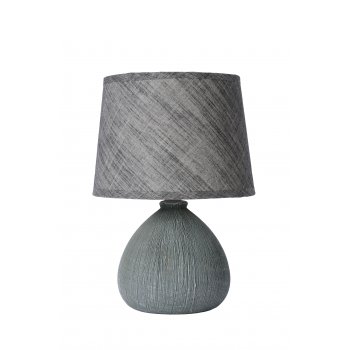 RAMZI Table Lamp E14 H26cm Grey - obrázek