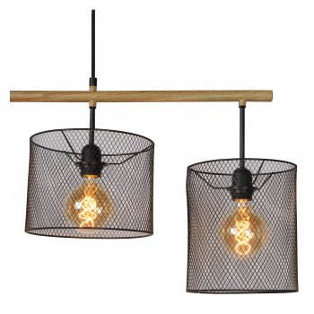 BASKETT Pendant 4xE27 L107cl Black - obrázek