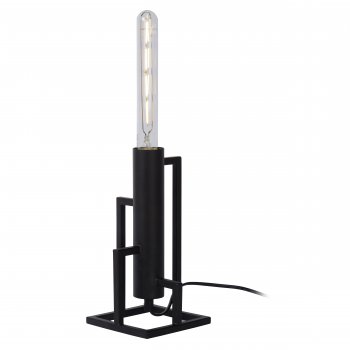 ZILDA Table Lamp E27/40W L12 W12 H25cm Black - obrázek