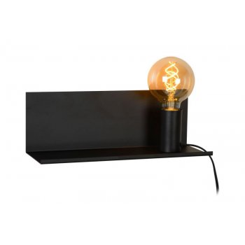 SEBO  Wall Light E27/40W L35 W12 H12cm Black - obrázek