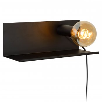 SEBO  Wall Light E27/40W L35 W12 H12cm Black - obrázek