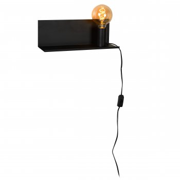 SEBO  Wall Light E27/40W L35 W12 H12cm Black - obrázek