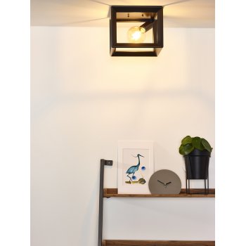 THOR Ceiling Light E27 L25 W25 H20cm Iron Grey - obrázek