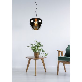 SOUFIAN Pendant 1x E27 H153cm D40cm Smoke - obrázek