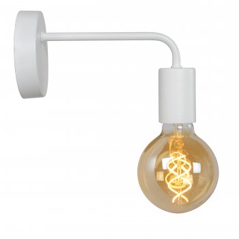 SCOTT Wall Light E27 L20  H12cm White - obrázek