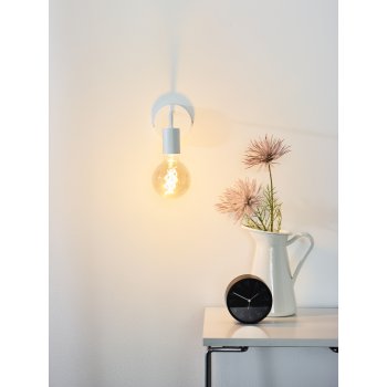 SCOTT Wall Light E27 L20  H12cm White - obrázek