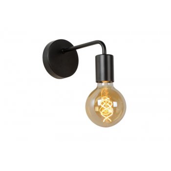 SCOTT Wall Light E27 L20  H12cm Black - obrázek