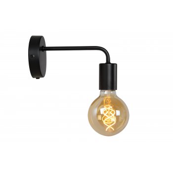 SCOTT Wall Light E27 L20  H12cm Black - obrázek