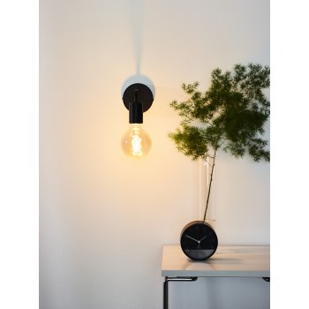 SCOTT Wall Light E27 L20  H12cm Black - obrázek