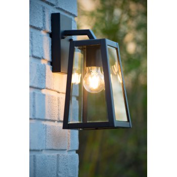 MATSLOT Wall Light IP23 E27 H31cm Black - obrázek