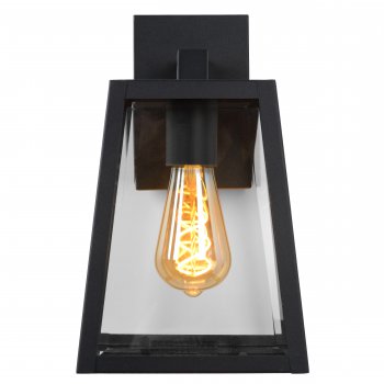 MATSLOT Wall Light IP23 E27 H31cm Black - obrázek