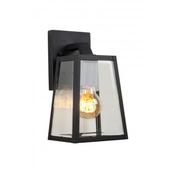 MATSLOT Wall Light IP23 E27 H25cm Black - obrázek