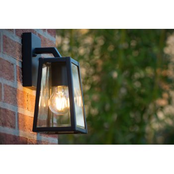 MATSLOT Wall Light IP23 E27 H25cm Black - obrázek