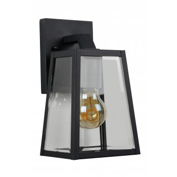 MATSLOT Wall Light IP23 E27 H25cm Black - obrázek