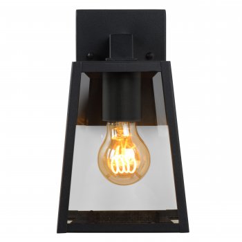 MATSLOT Wall Light IP23 E27 H25cm Black - obrázek