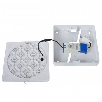 CERES Ceiling Light LED 30W L21.5 B21.5 H5cm White - obrázek