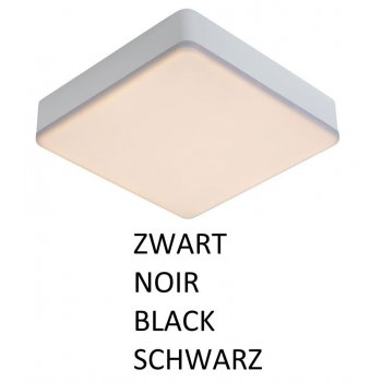 CERES Ceiling Light LED 30W L21.5 B21.5 H5cm Black - obrázek