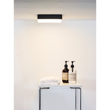 CERES Ceiling Light LED 30W L21.5 B21.5 H5cm Black - obrázek