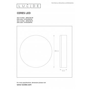 CERES Ceiling Light LED 30W - obrázek