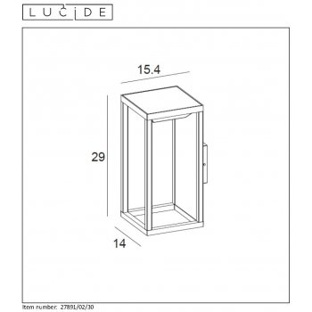 TENSO SOLAR Ceiling Light H29cm IP54 Aluminium - obrázek