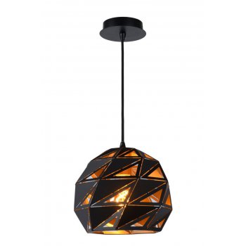 MALUNGA Pendant E27 Ă25cm Black/Gold - obrázek