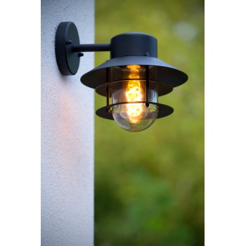 ZICO Wall light IP44 1x E27 - Black - obrázek