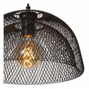 MESH Pendant 2x E27 L105cm Black - obrázek